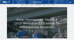 Desktop Screenshot of citiesspeak.org
