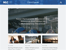 Tablet Screenshot of citiesspeak.org